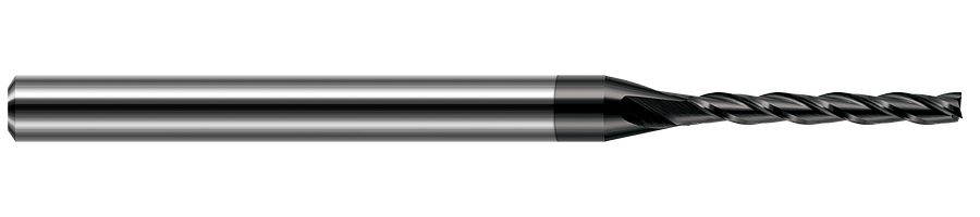 Picture of Harvey Tool 33620-C4 .020 Dia Carbide8x Long Flute EM, Diamond End Mill Standard Flute Standard Helix Carbide Diamond Single End Square Sharp